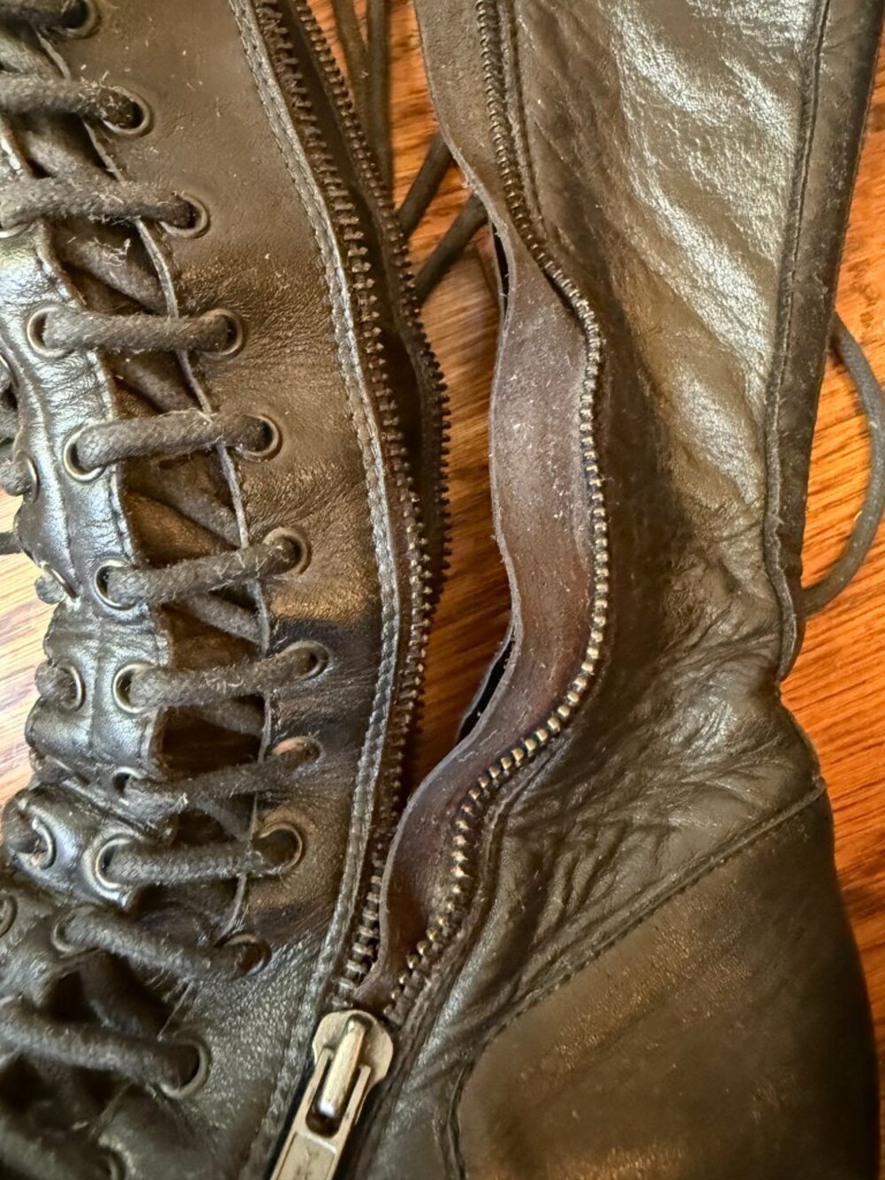 Ann Demeulemeester Triple Lace Boots FY08 - Picture 11 of 16